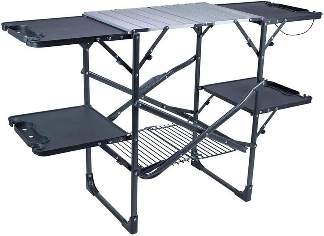 Camping Cooking Table - طاولة مطبخ محمولة قابلة للطي مع