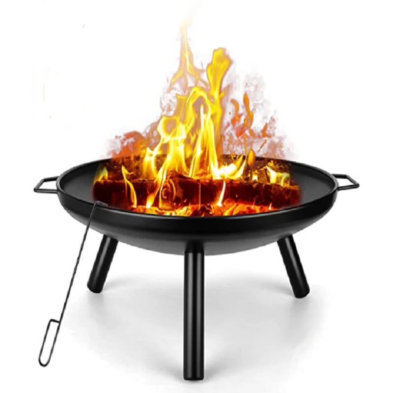 Camping Cooking Basket - وعاء نار 24 بوصة مع ملقط
