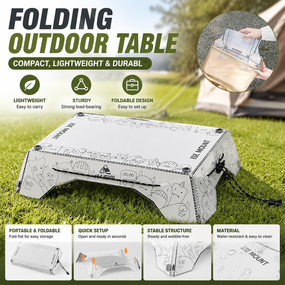 Camping Cooking Table - طاولة تخييم محمولة متعددة الطيات من