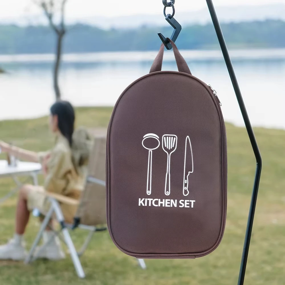 Camping Cooking Equipment Bag - حقيبة تخزين معدات التخييم، حقيبة كبيرة