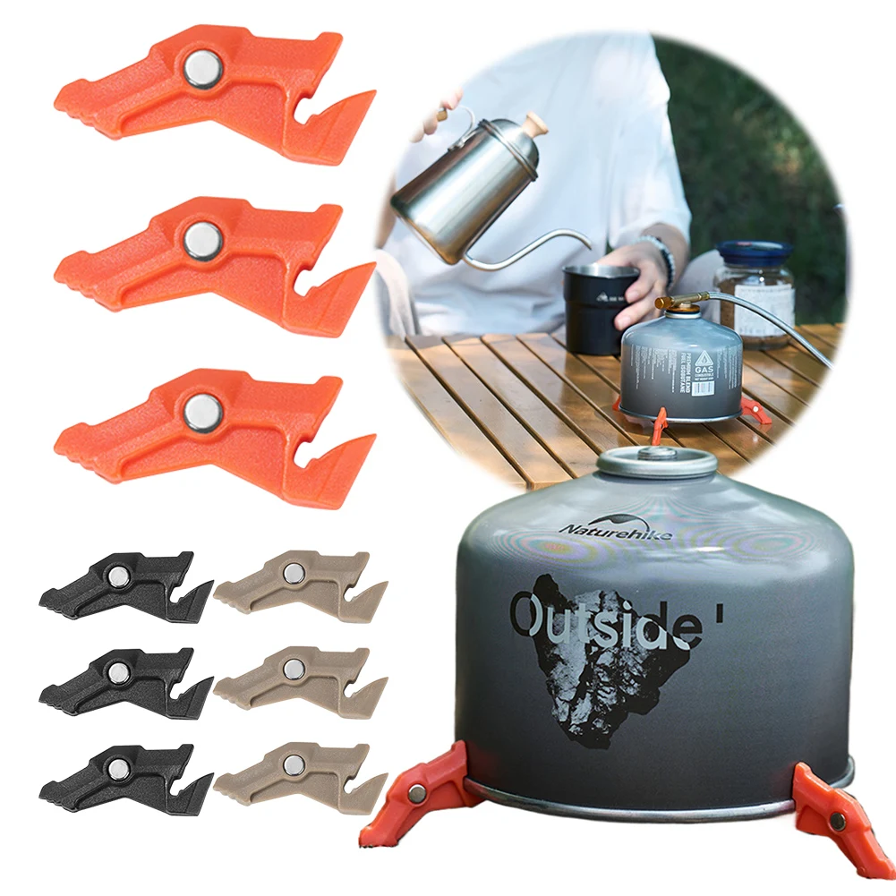 Camping Cooking Gas Stove - حامل ثلاثي القوائم مغناطيسي لخزان الغاز،