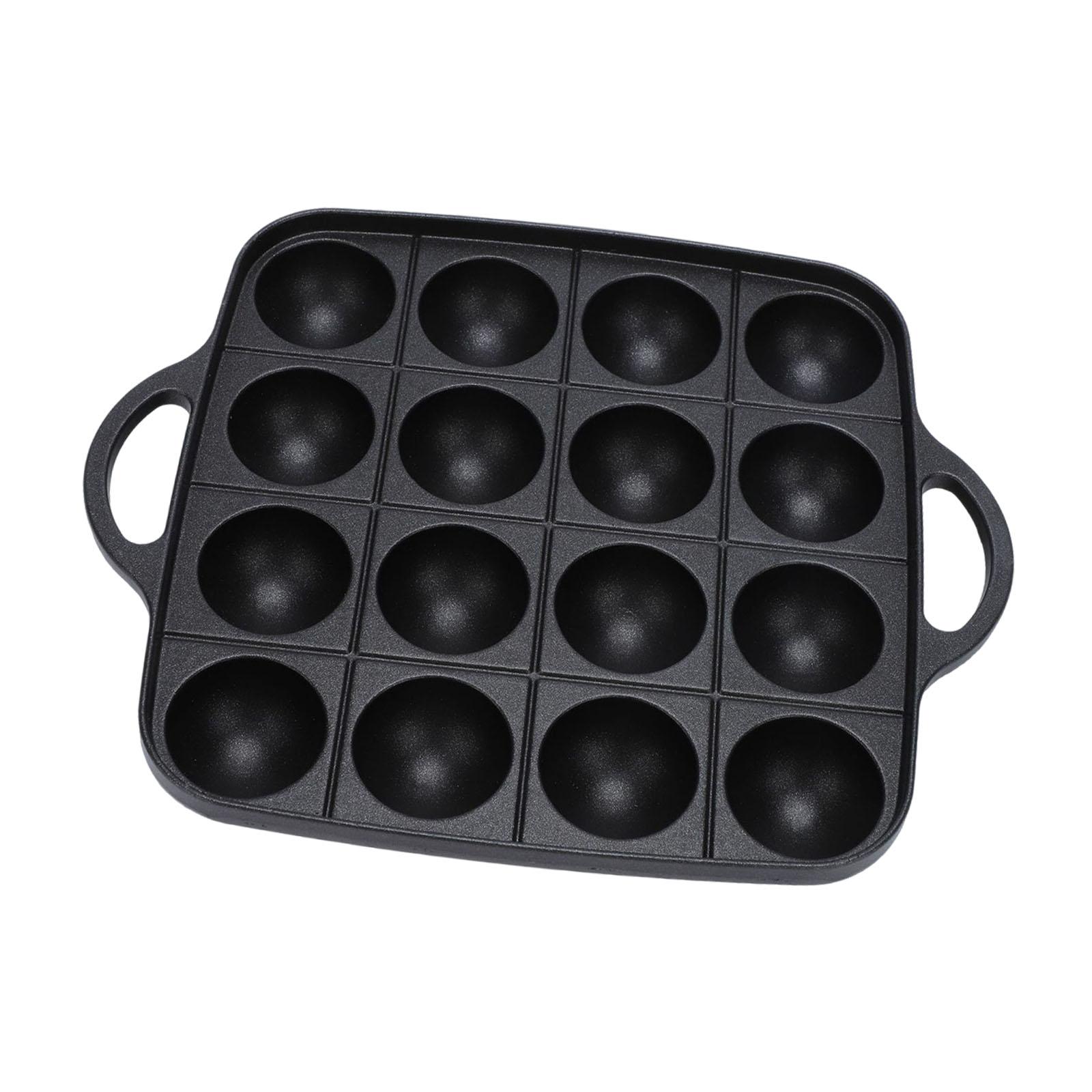 مقلاة تاكوياكي بـ 16 تجويفًا،  - مراجعة Camping Cooking Plate وسعره