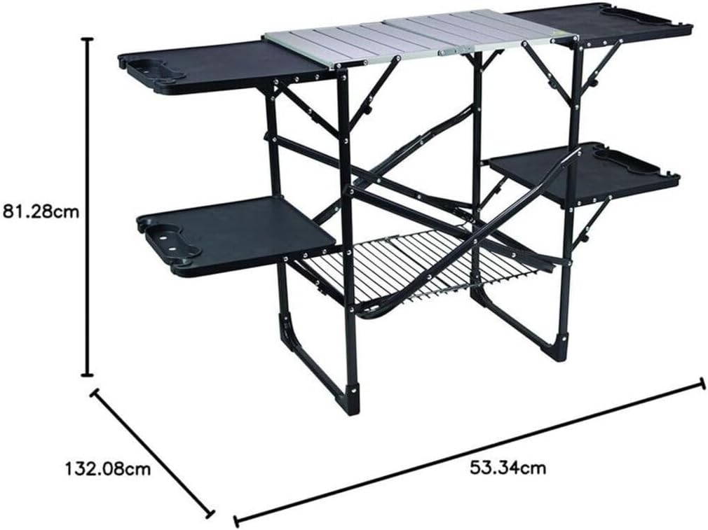 طاولة مطبخ محمولة قابلة للطي م - مراجعة Camping Cooking Table وسعره