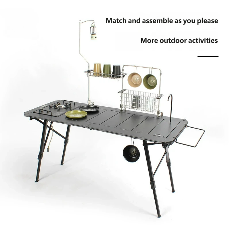 طاولة محمولة من سبائك الألومني - مراجعة Camping Cooking Table وسعره