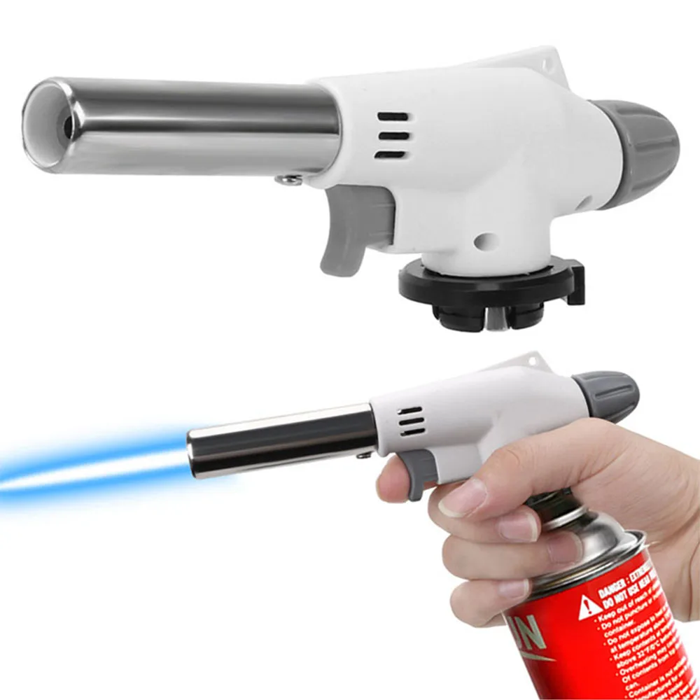 المحمولة المعادن لهب بندقية غا - مراجعة Camping Cooking Gas Stove وسعره