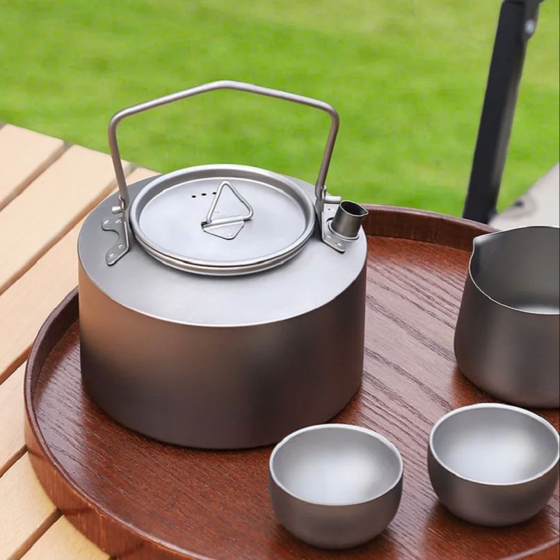 غلاية مياه للتخييم من التيتاني - مراجعة Camping Cooking Cup وسعره
