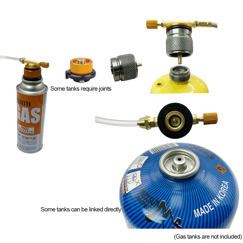 محول إعادة تعبئة الغاز في الهو - مراجعة Camping Cooking Gas Stove وسعره