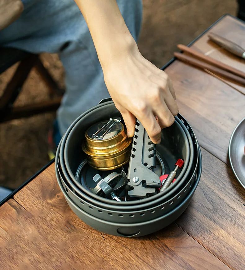 التخييم موقد غاز الكحول موقد و - مراجعة Camping Cooking Roll وسعره