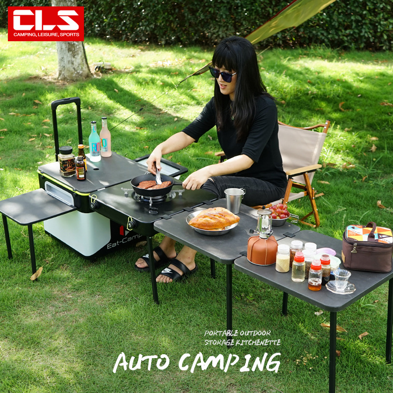 طاولة مطبخ متنقلة للتخييم، محط - مراجعة Camping Cooking Table وسعره