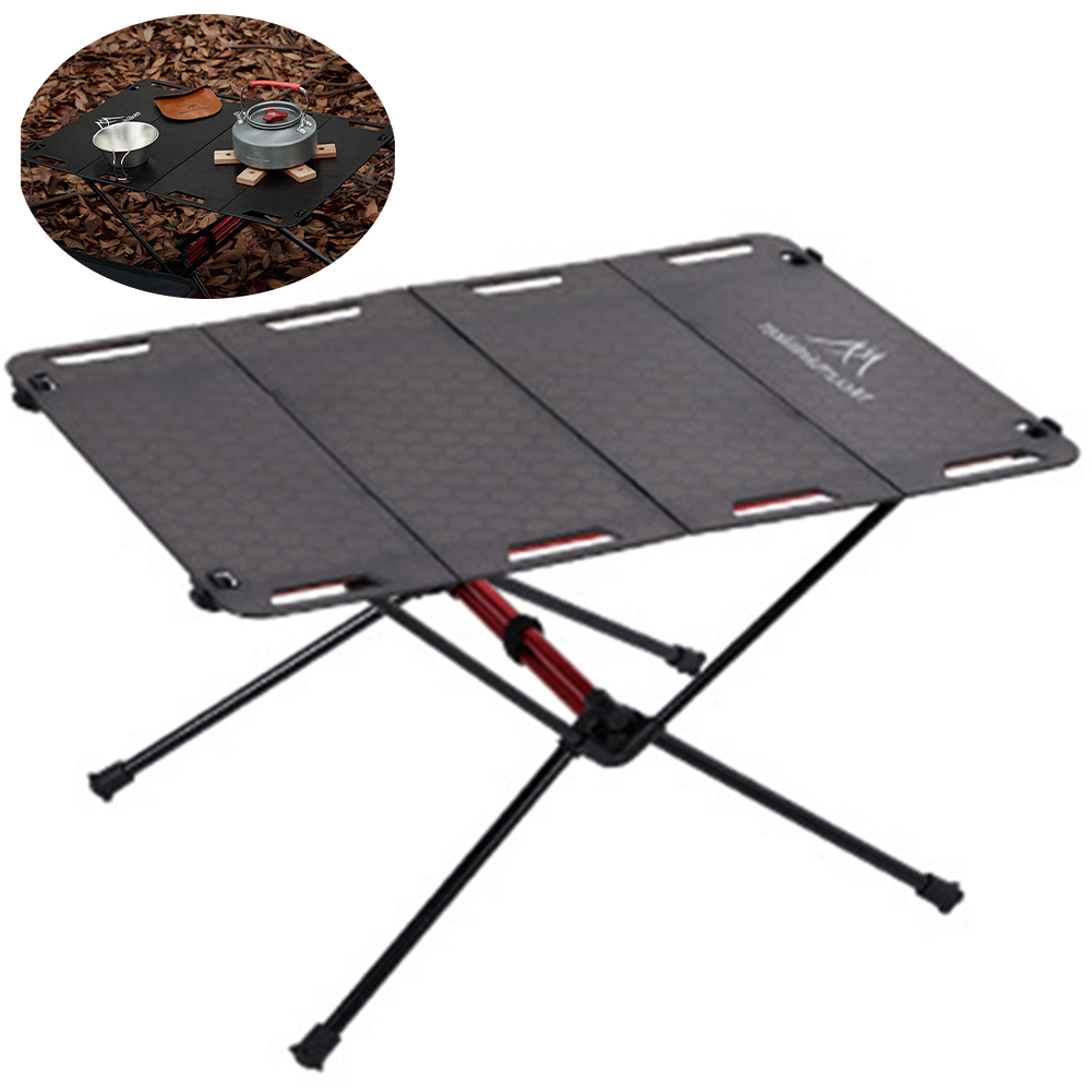 طاولة تخييم قابلة للطي خفيفة ا - مراجعة Camping Cooking Table وسعره