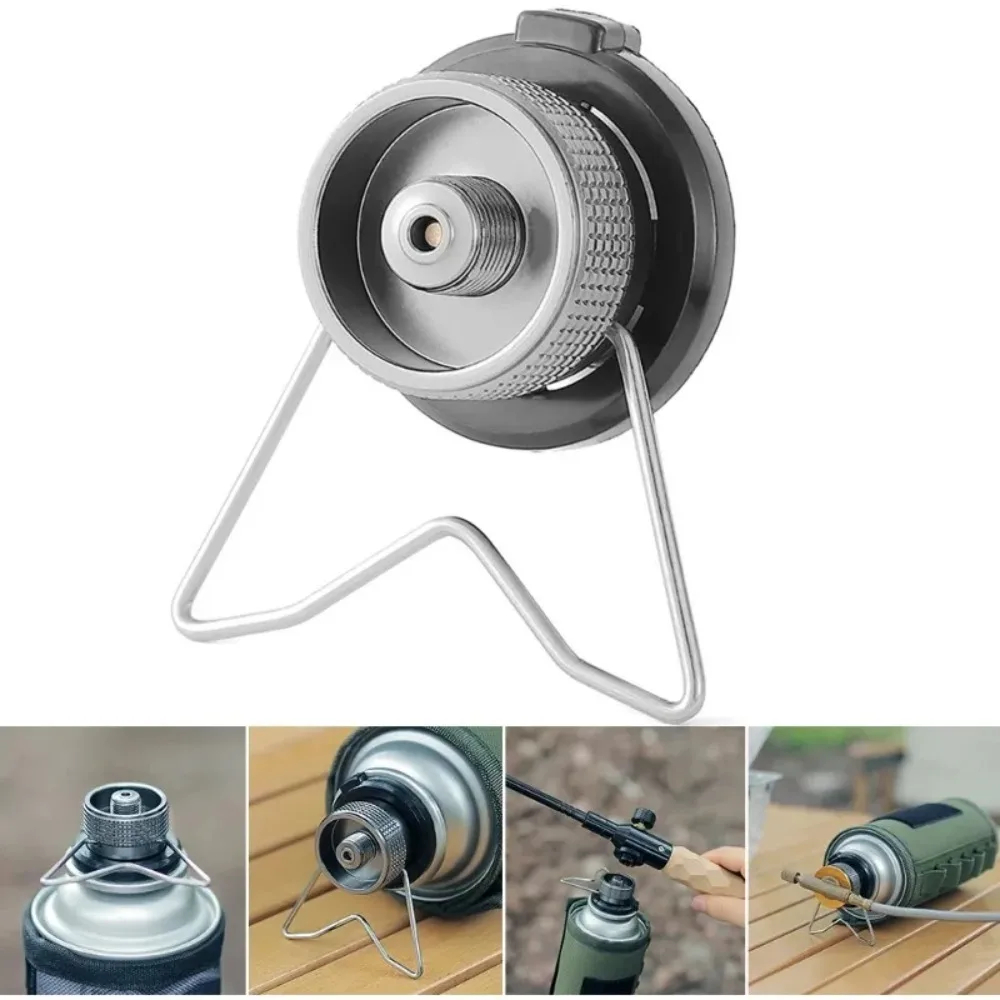 محول غاز البوتان مع حامل للاست - مراجعة Camping Cooking Gas Stove وسعره