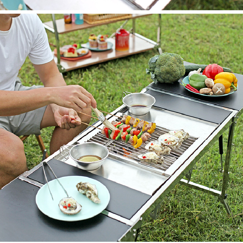 SmiloDon IGT شواء موقد 1 وحدة  - مراجعة Camping Cooking Table وسعره
