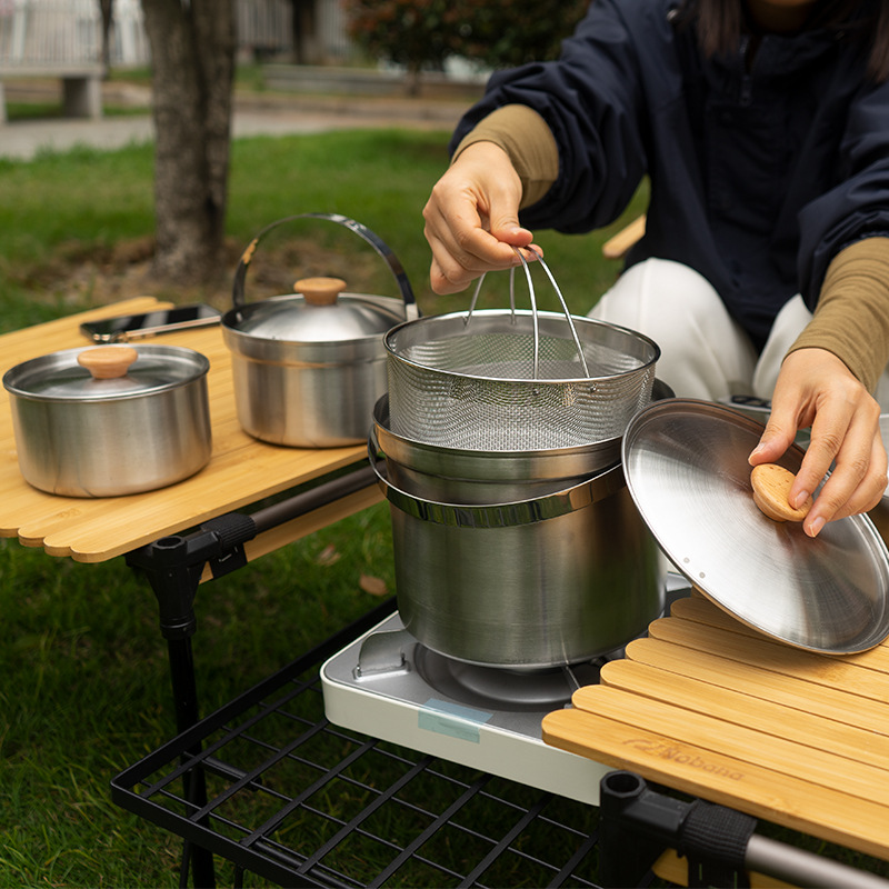 NOBANA أحدث في الهواء الطلق أو - مراجعة Camping Cooking Roll وسعره