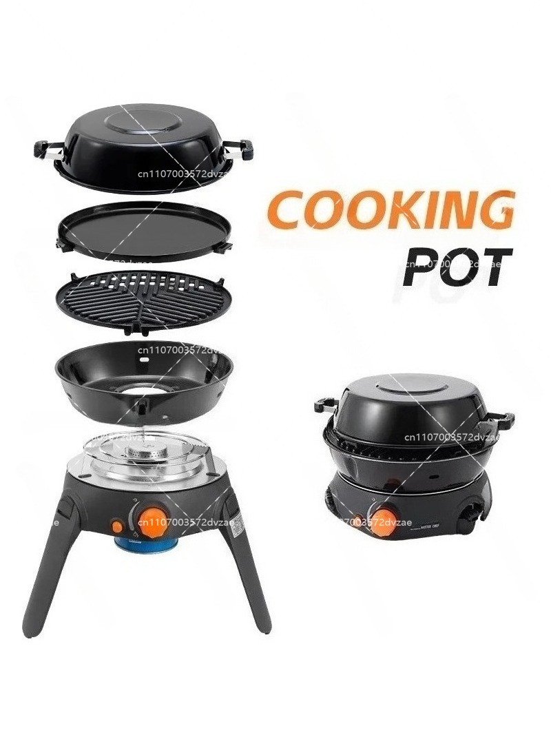 موقد غاز متعدد الوظائف للاستخد - مراجعة Camping Cooking Gas Stove وسعره