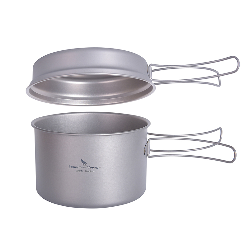 مقلاة وعاء من التيتانيوم بدون  - مراجعة Camping Cooking Basket وسعره