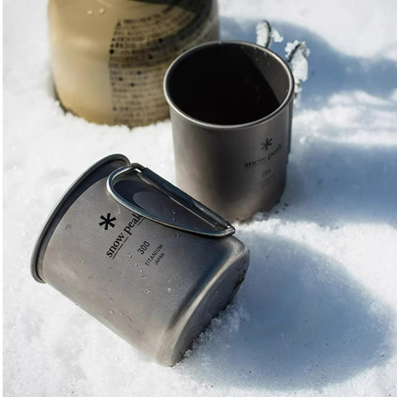 كوب تيتانيوم قابل للطي من سنو  - مراجعة Camping Cooking Cup وسعره