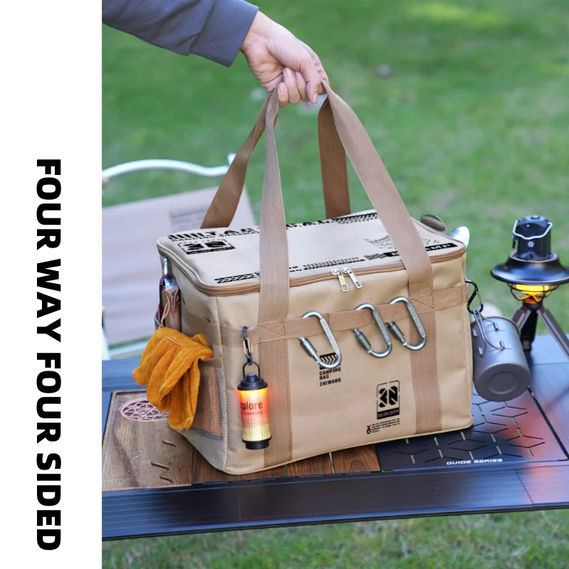 حقيبة تخزين تكتيكية ذات سعة كب - مراجعة Camping Cooking Equipment Bag وسعره