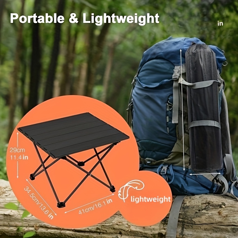 طاولة جانبية محمولة قابلة للطي - مراجعة Camping Cooking Table وسعره