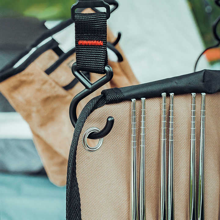 حقيبة تخزين أدوات المائدة المح - مراجعة Camping Cooking Equipment Bag وسعره