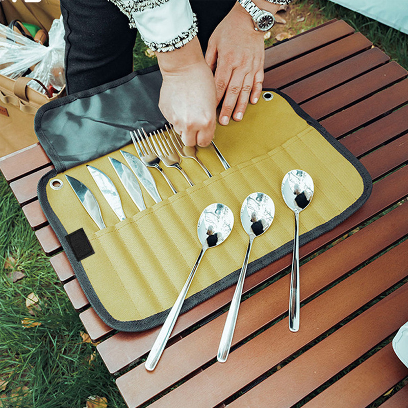 حقيبة تخزين أدوات المائدة المح - مراجعة Camping Cooking Equipment Bag وسعره