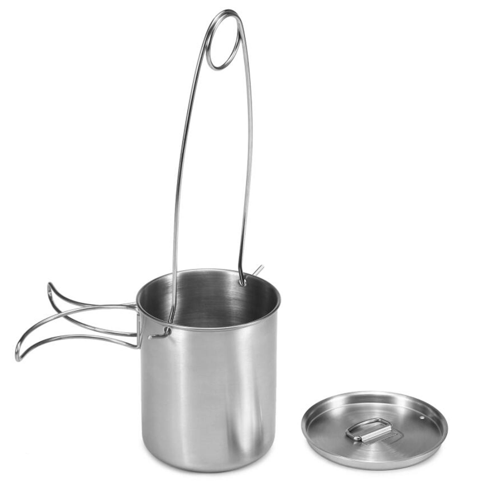 أكواب تخييم محمولة، أواني طهي  - مراجعة Camping Cooking Cup وسعره