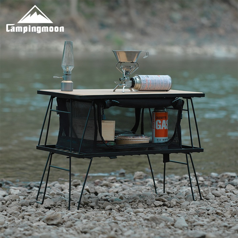 طاولة تخييم محمولة متعددة الوظ - مراجعة Camping Cooking Table وسعره