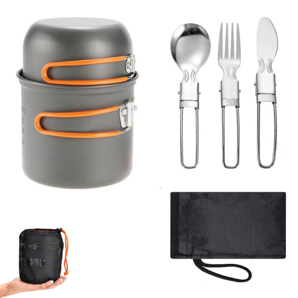 طقم أدوات طهي للتخييم في الهوا - مراجعة Camping Cooking Equipment Bag وسعره