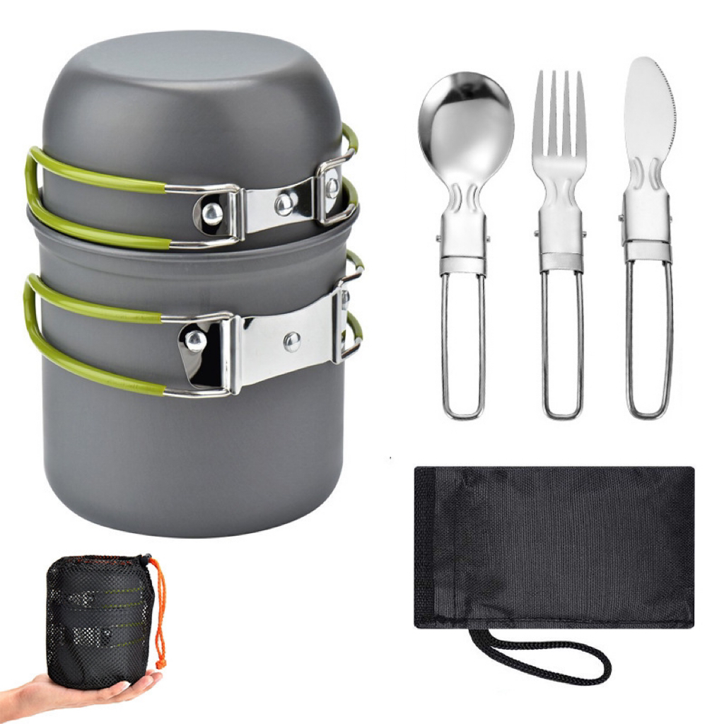 طقم أدوات طهي للتخييم في الهوا - مراجعة Camping Cooking Equipment Bag وسعره