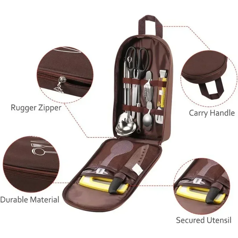 حقيبة تخزين معدات التخييم، حقي - مراجعة Camping Cooking Equipment Bag وسعره
