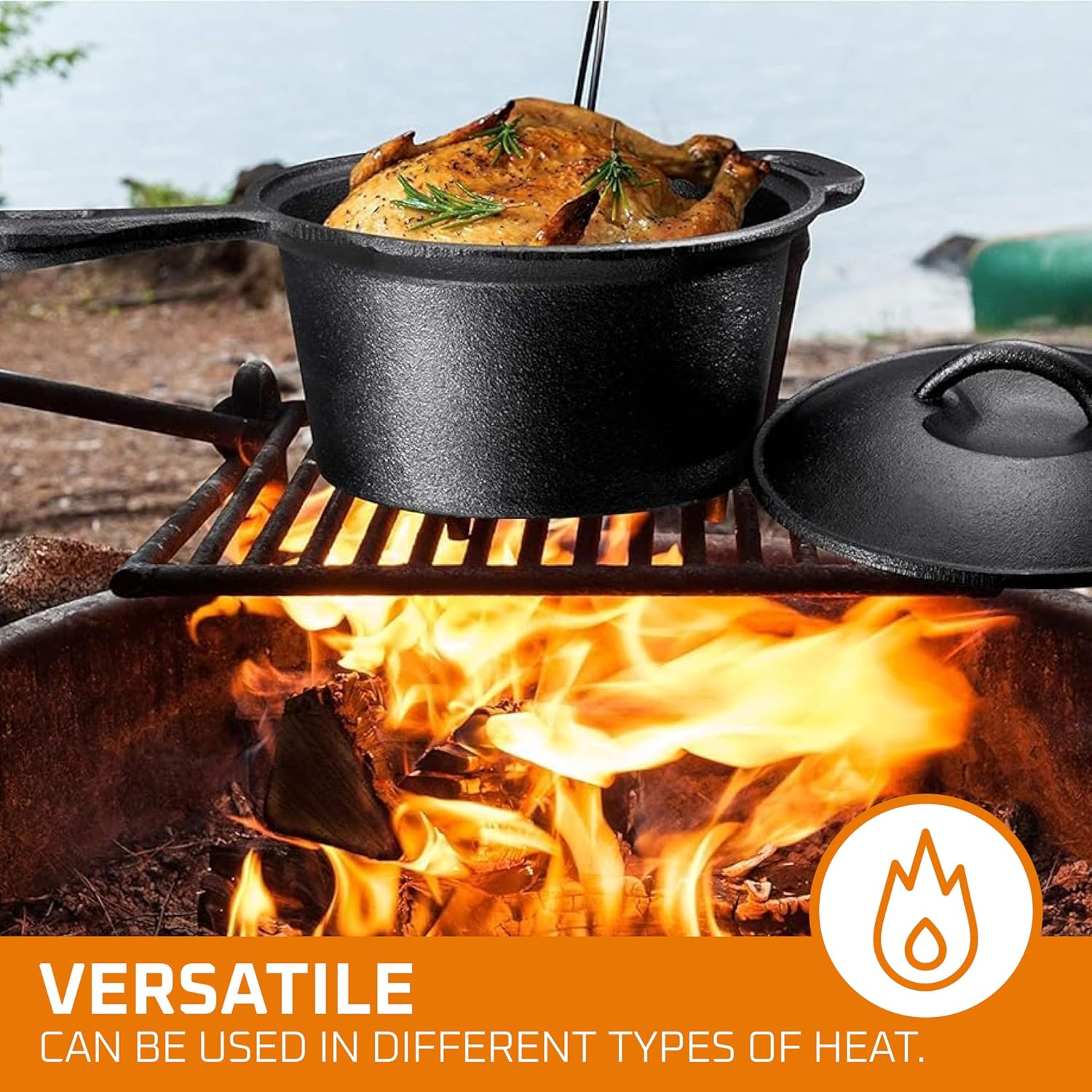 مجموعة أدوات الطهي للتخييم مكو - مراجعة Camping Cooking Dutch Oven وسعره