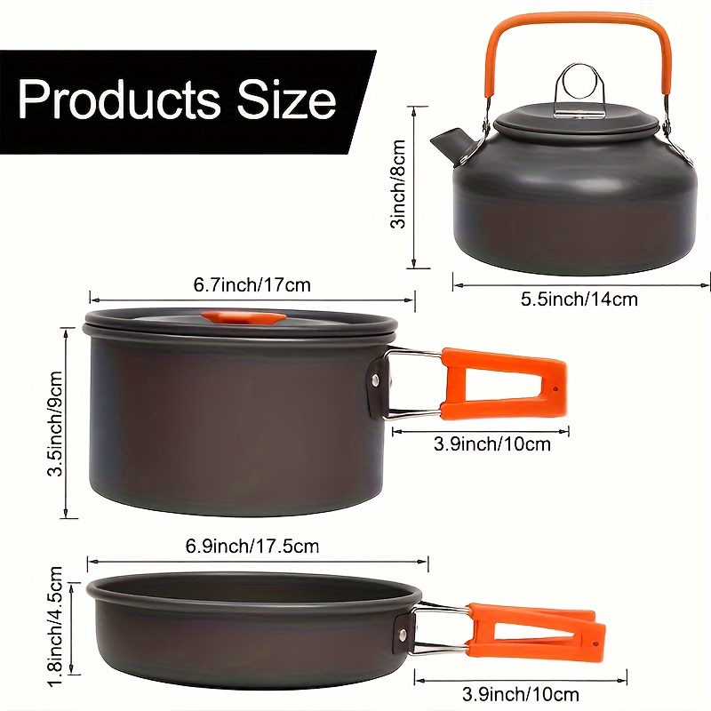 طقم أواني طهي خفيف الوزن للغاي - مراجعة Camping Cooking Equipment Bag وسعره